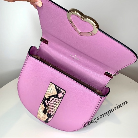 Kate Spade Robyn Exotic Chain Saddle Bag - Picture 14 of 16